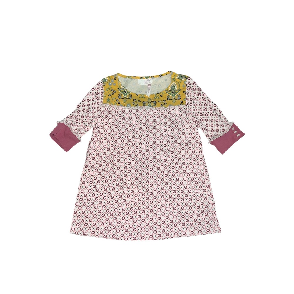 Matilda Jane Once Upon A Time Maiden's Quest Top Burgundy Maroon Pink Size 8